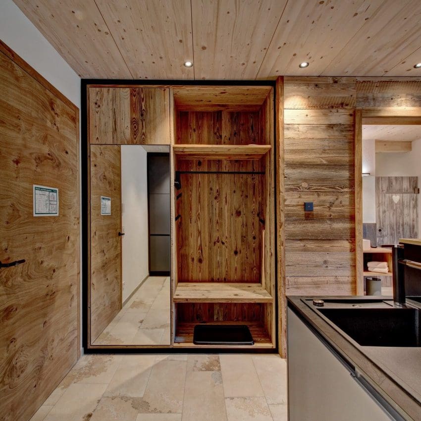 Chalet Falken Garderobe