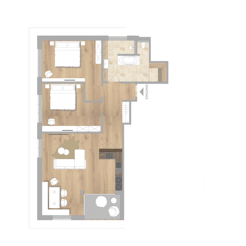 Hochhäderich Grundriss