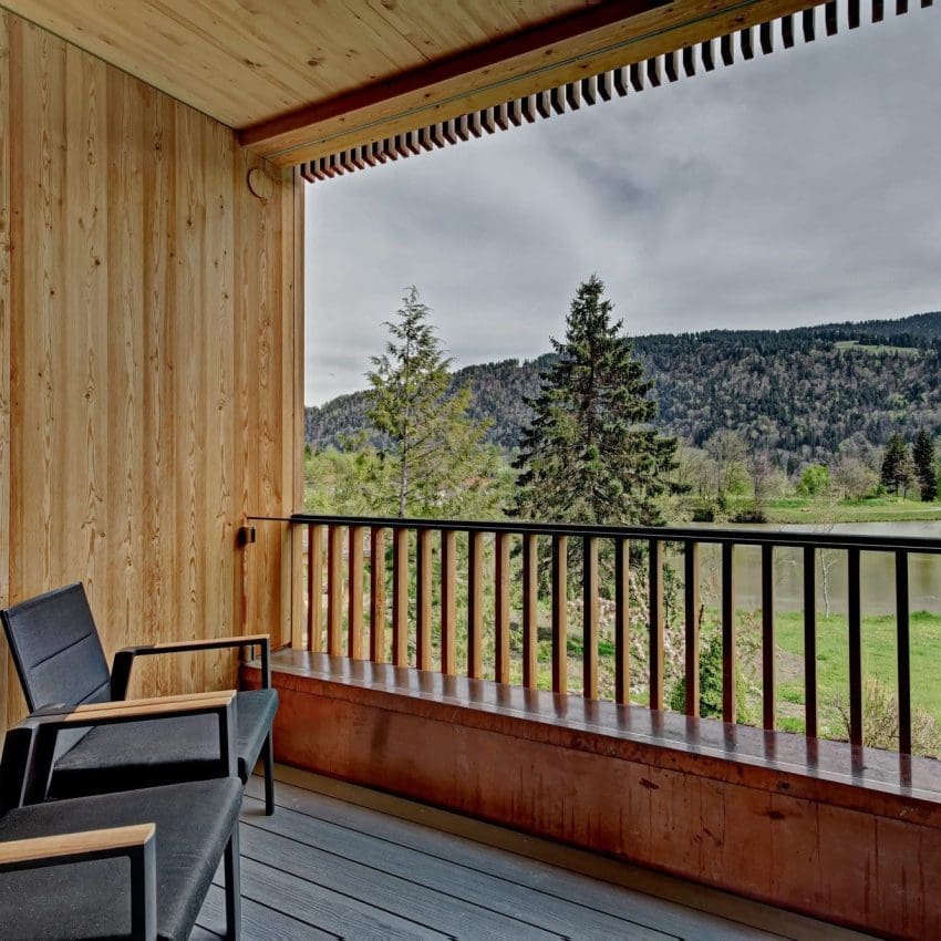 Chalet Hochhäderich Loggia