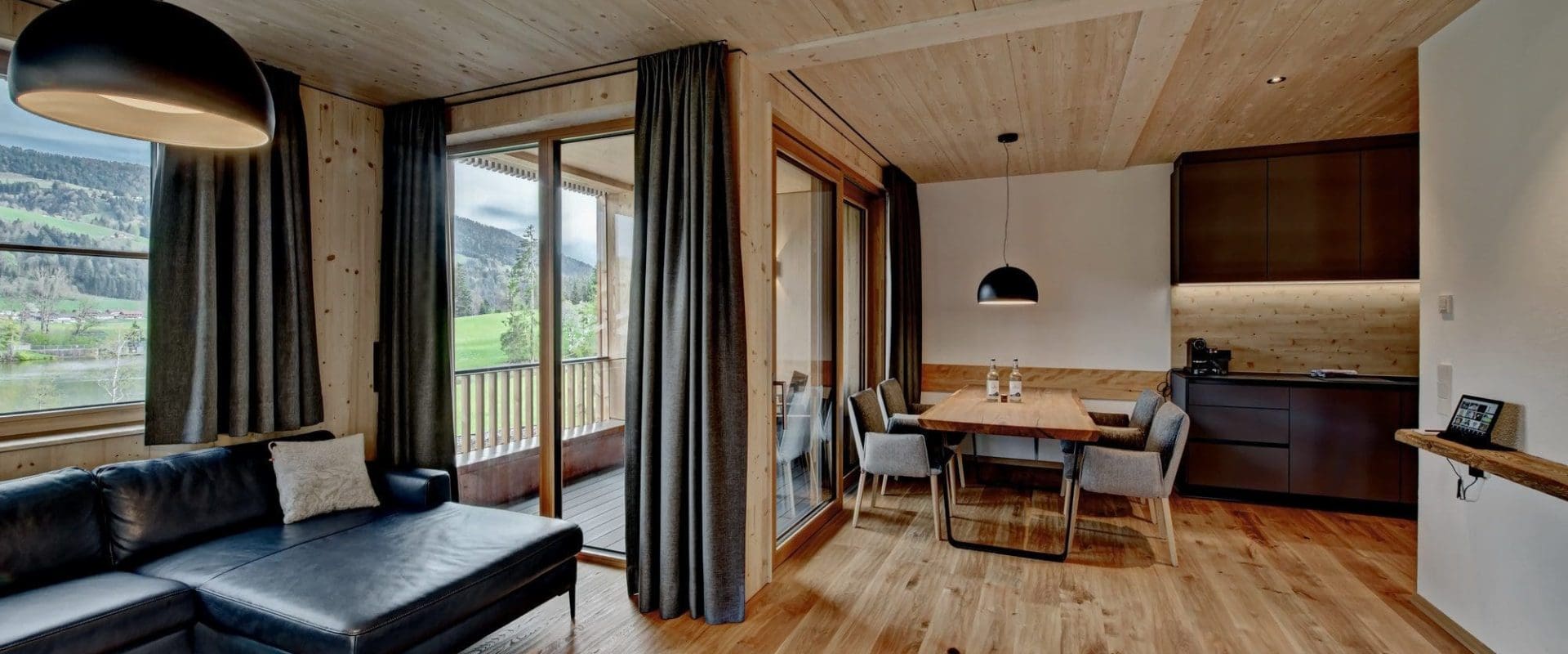 Chalet Rindalphorn Wohnbereich