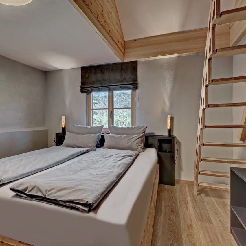 Chalet Seeblick Schlafzimmer 1