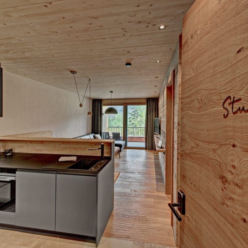 Chalet Stuiben Eingang