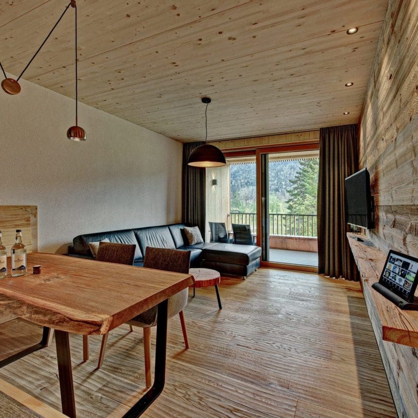 Chalet Stuiben Wohnbereich