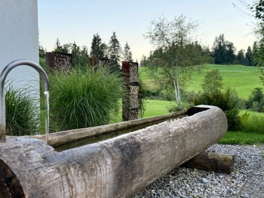 Brunnen in den Eibele Chalets