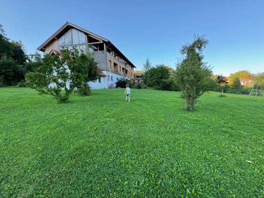 Garten in den Eibele Chalets